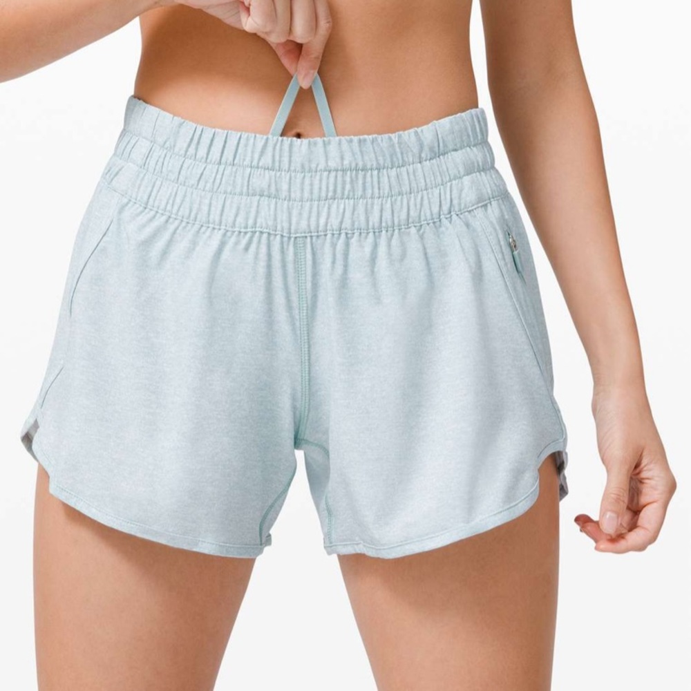 Lululemon Tracker Shorts - Heather Lux Multi Hazy Jade